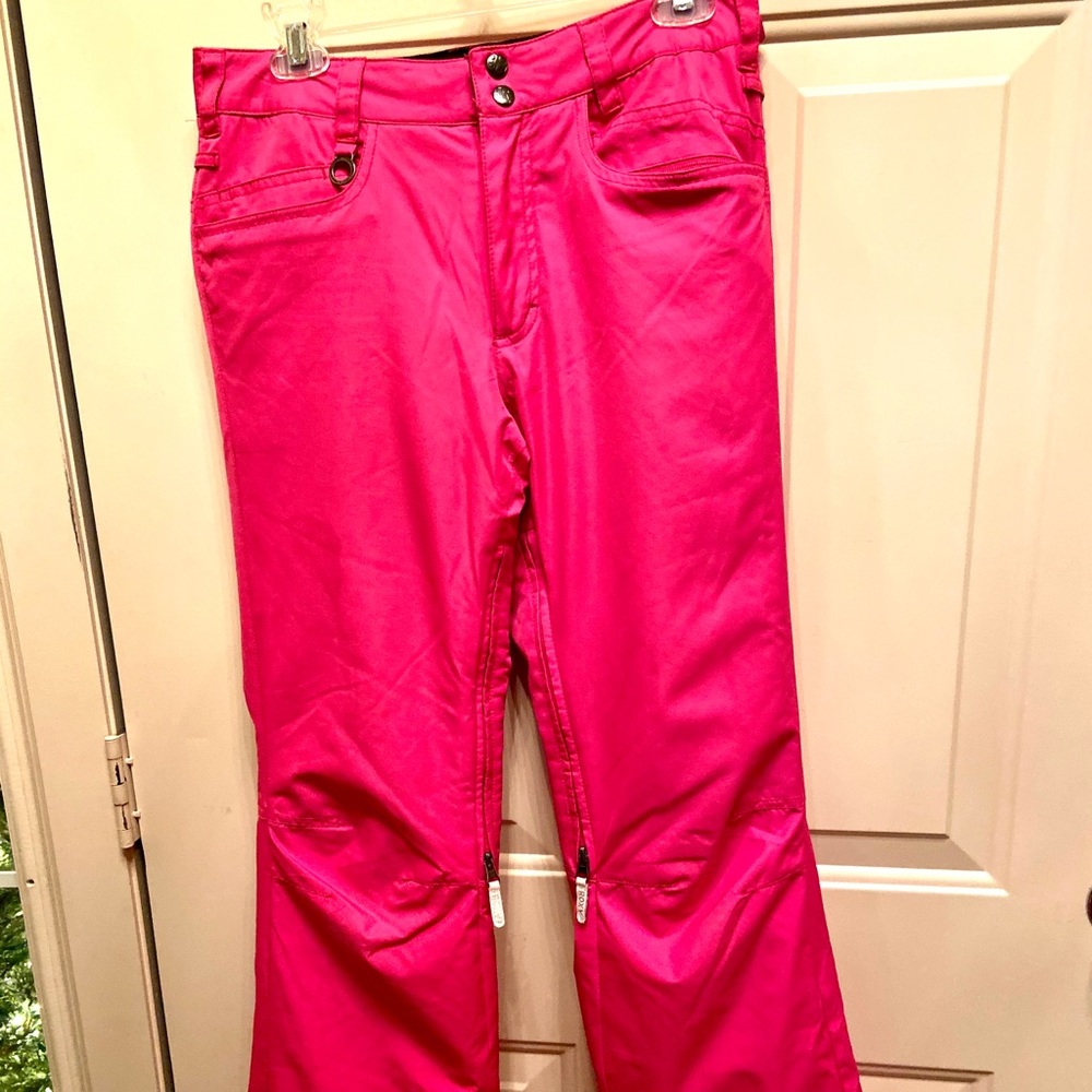Roxy Hot Pink Womens Snow Pants size Small- like a size 2-4